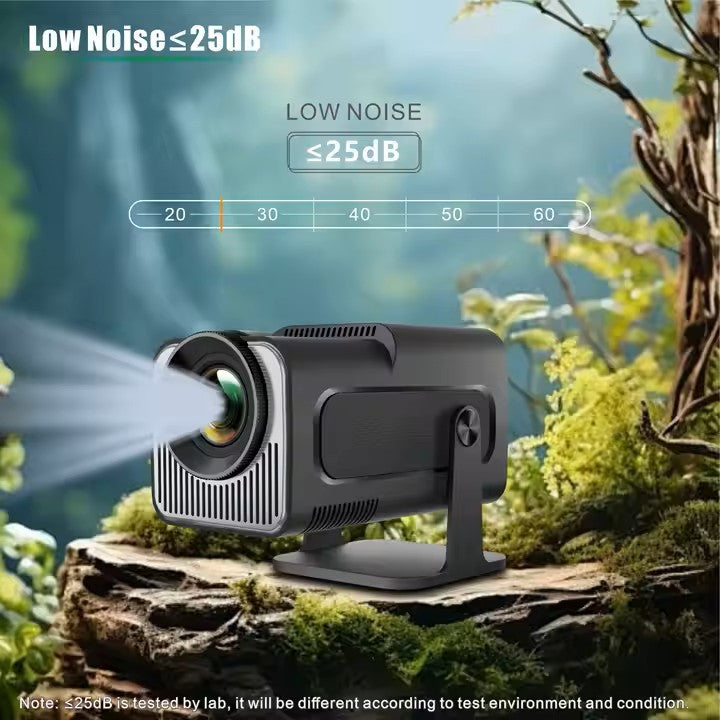 Proyector HY320 Black WiFi 4K  LED mini portátil